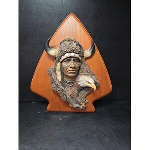 Hamilton Collection Spirit Quest From The Proud Chieftains Plaque, Vtg‎ Wall Art